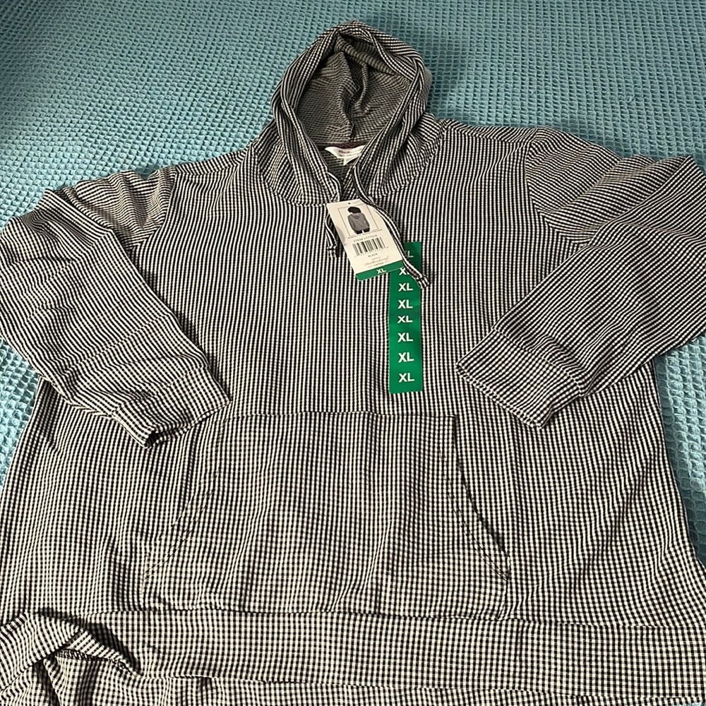 NWT** Weatherproof** Lightweight**Hooded sweatshirt**See photos for measurements